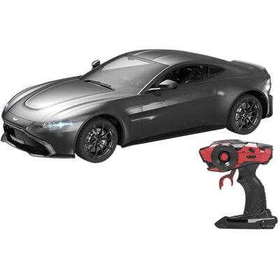 SilverLit 4Speed Aston Martin 1:14 Fjärrstyrd bil RC för barn 2,4 GHz fram- och bakljus Radiostyrt fordon 15 km/h Uppladdningsbar RC-bil SilverLit 4Speed Aston Martin 1:14 Fjärrstyrd bil RC för barn 2,4 GHz fram- och bakljus Radiostyrt fordon 15 km/h Uppladdningsbar RC-bil