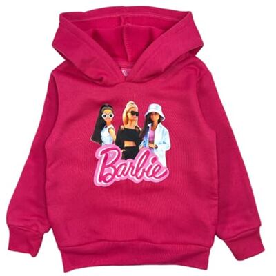 Disney Barbie huvtröja flicka, fuschia, 3 �r Disney Barbie huvtröja flicka, fuschia, 3 �r