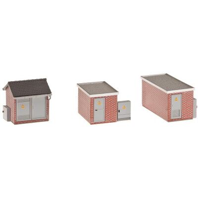 Faller 120239 – 3 trafostationer ryggsten Faller 120239 – 3 trafostationer ryggsten