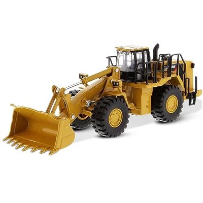 Diecast Masters 85697 – Caterpillar hjullastare 988H, detaljerad CAT byggfordon i displayfönsterlåda, skala 1:64, ca 19,8 x 5,9 x 6,8 cm, lämplig för samlare och som gåva Diecast Masters 85697 – Caterpillar hjullastare 988H, detaljerad CAT byggfordon i displayfönsterlåda, skala 1:64, ca 19,8 x 5,9 x 6,8 cm, lämplig för samlare och som gåva