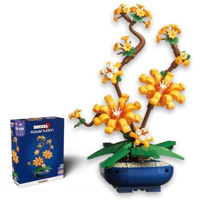 #sbabam Brixel blomma fusion bonsai vinterjasmin, byggset 236 delar, 21 cm, ålder 6+ #sbabam Brixel blomma fusion bonsai vinterjasmin, byggset 236 delar, 21 cm, ålder 6+