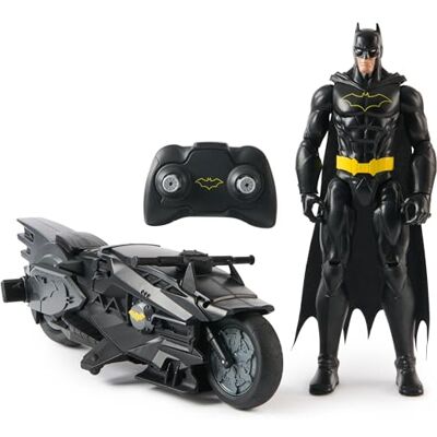 DC Comics Spin Master Remote Control Vehicle 12in RC Batcycle Core DC Comics Spin Master Remote Control Vehicle 12in RC Batcycle Core