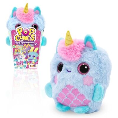CRAZE Pop Cones Sugar – Gosedjur Överraskning i Popcornbox med Stora Ögon, BFF-Armband och Doft – Samlingsleksak för Flickor CRAZE Pop Cones Sugar – Gosedjur Överraskning i Popcornbox med Stora Ögon, BFF-Armband och Doft – Samlingsleksak för Flickor