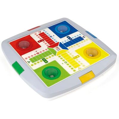 Chicos Automatic Parcheesi & Goose Deluxe: Automatisk Parcheesi och Goose-spel för barn från 3 år (64104) Chicos Automatic Parcheesi & Goose Deluxe: Automatisk Parcheesi och Goose-spel för barn från 3 år (64104)