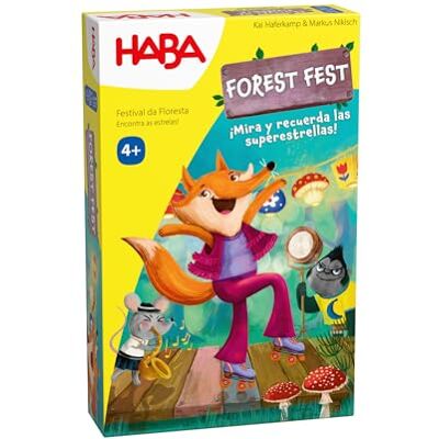 HABA 2012235004 Forest Fest, Barnspel med minnesbord över 5 år HABA 2012235004 Forest Fest, Barnspel med minnesbord över 5 år