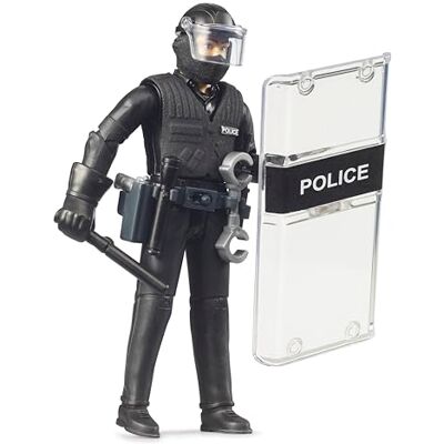 bruder 62151 bworld figur polis specialstyrkor leksaksfigur, polis, insats, specialenhet, person bruder 62151 bworld figur polis specialstyrkor leksaksfigur, polis, insats, specialenhet, person