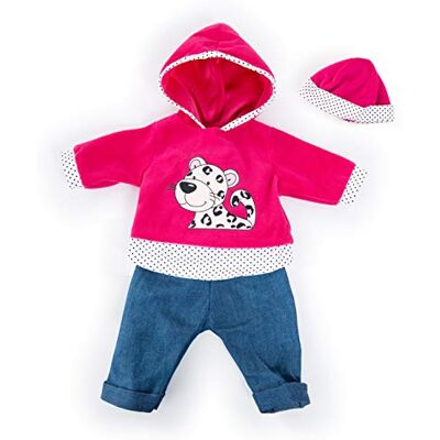 Bayer Design 83878AA dockkläder för babydocka, flera delar, för dockor 33-38 cm, Leopard Bayer Design 83878AA dockkläder för babydocka, flera delar, för dockor 33-38 cm, Leopard