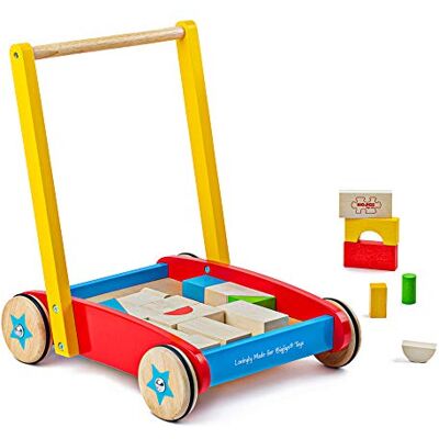 Bigjigs Toys Chariot de Marche Bébé, Jouet pour Enfant, Cadeau Enfant, Joeut Traditionnel, Apprendre en Jouant Bigjigs Toys Chariot de Marche Bébé, Jouet pour Enfant, Cadeau Enfant, Joeut Traditionnel, Apprendre en Jouant
