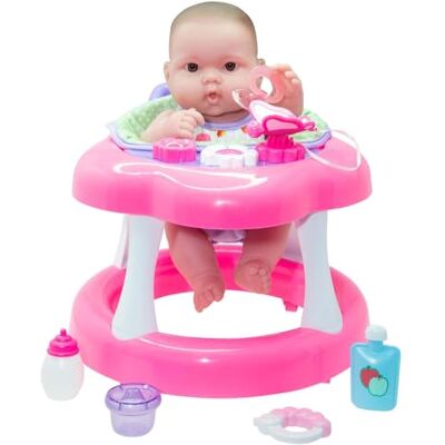 JC Toys Lots to Love Babies 35,56 cm docka och gåstol rullator presentset och tillbehör möjlig & vattentät Åldrar 2+" (16198), rosa JC Toys Lots to Love Babies 35,56 cm docka och gåstol rullator presentset och tillbehör möjlig & vattentät Åldrar 2+" (16198), rosa