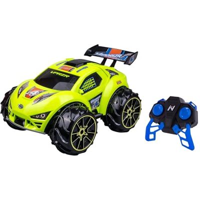 Nikko RC bil VaporizR 4 1:12 All-Terrain Amphibie, 2,4 GHz-fjärrkontroll, LED, uppladdningsbart batteri, jord/vatten/snö, 9 km/h, redo att användas från 6 år Nikko RC bil VaporizR 4 1:12 All-Terrain Amphibie, 2,4 GHz-fjärrkontroll, LED, uppladdningsbart batteri, jord/vatten/snö, 9 km/h, redo att användas från 6 år