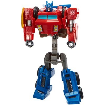 Transformers Bumblebee Cyberverse Adventures Warrior Class Optimus Prime actionfigur leksak, repeterbar attackrörelse, åldrarna 6 och uppåt, 13,7 cm Transformers Bumblebee Cyberverse Adventures Warrior Class Optimus Prime actionfigur leksak, repeterbar attackrörelse, åldrarna 6 och uppåt, 13,7 cm