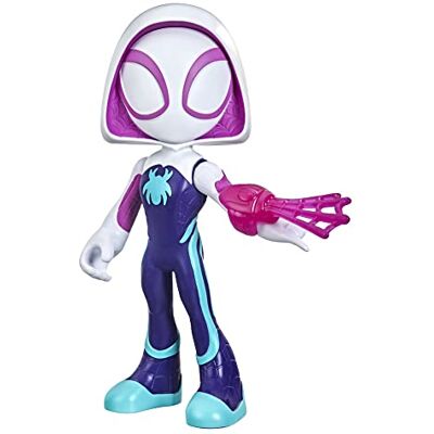Hasbro marvel spidey and his amazing friends supersized ghost-spider actionfigur, superhjälteleksak för barn i förskoleåldern, från 3 år Hasbro marvel spidey and his amazing friends supersized ghost-spider actionfigur, superhjälteleksak för barn i förskoleåldern, från 3 år