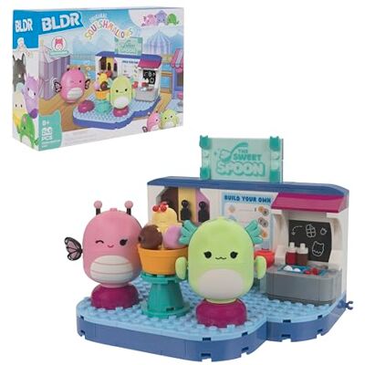 BLDR Squishmallows Frost yoghurt rolig byggsats – Andreina fjärilen + Mipsy the Axolotl byggbara figurer fans 8+, 0096 BLDR Squishmallows Frost yoghurt rolig byggsats – Andreina fjärilen + Mipsy the Axolotl byggbara figurer fans 8+, 0096