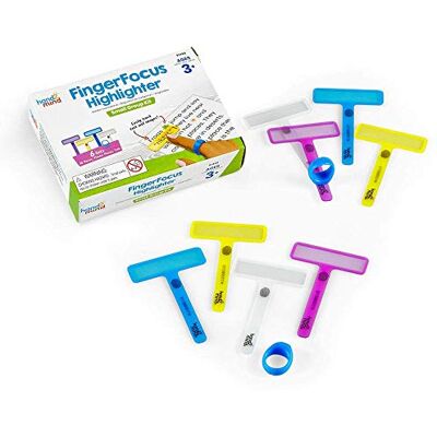hand2mind Learning Resources FingerFocus Highlighter Small Group Set, 91496 hand2mind Learning Resources FingerFocus Highlighter Small Group Set, 91496