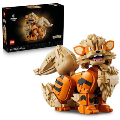 Lego Pokémon Arcanine Figur – Byggset för vuxna – Actionfigur med rörliga ben, svans och huvud –Bygg din egen rumsdekoration – Samlarobjekt och present för fans från 18 år – 72160 Lego Pokémon Arcanine Figur – Byggset för vuxna – Actionfigur med rörliga ben, svans och huvud –Bygg din egen rumsdekoration – Samlarobjekt och present för fans från 18 år – 72160