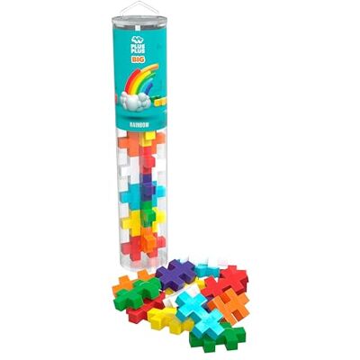 Plus-Plus PLUS PLUS BIG- Regnbågsfärgmix – 15 stk Byggklossar, Bygga, Utvecklande leksaker för barn, STEM, STEAM, Producerat i Danmark Plus-Plus PLUS PLUS BIG- Regnbågsfärgmix – 15 stk Byggklossar, Bygga, Utvecklande leksaker för barn, STEM, STEAM, Producerat i Danmark