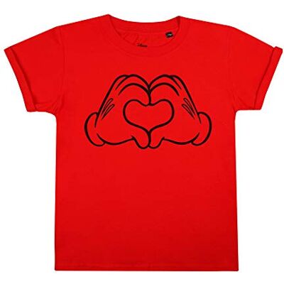 Disney flicka Musse Pigg Love Hands T-shirt Disney flicka Musse Pigg Love Hands T-shirt