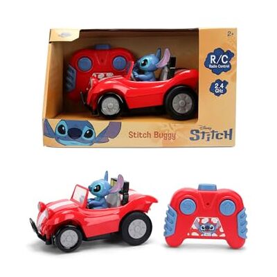 Jada Disney Stitch radiostyrd bil Buggy 14 cm med integrerad figur som inte kan tas bort, lätt att använda, 2,4 GHz, 1 kanal, leksak för barn +2 år (9336837314R00) Jada Disney Stitch radiostyrd bil Buggy 14 cm med integrerad figur som inte kan tas bort, lätt att använda, 2,4 GHz, 1 kanal, leksak för barn +2 år (9336837314R00)