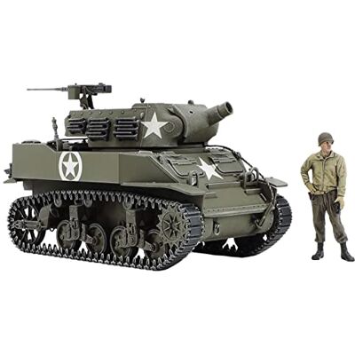 TAMIYA 32604 1:48 US M8 hemmabänk självgående – modelltillverkning, plastbyggsats, hantverk, hobby, limning, plastbyggsats, olackerad, flerfärgad TAMIYA 32604 1:48 US M8 hemmabänk självgående – modelltillverkning, plastbyggsats, hantverk, hobby, limning, plastbyggsats, olackerad, flerfärgad