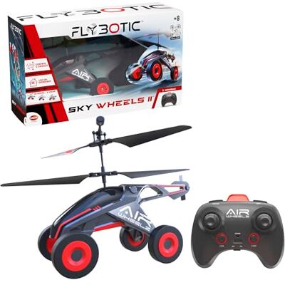 Bizak Flybotic Sky Wheels II 2 i 1 flygfordon radiostyrd flygplan, hjul för mark och start för att flyga, hjulhelikopter, officiell produkt, för barn från 8 år (62004569) Bizak Flybotic Sky Wheels II 2 i 1 flygfordon radiostyrd flygplan, hjul för mark och start för att flyga, hjulhelikopter, officiell produkt, för barn från 8 år (62004569)