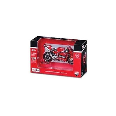 Bburago MAISTO Ducati Lenovo Team #23 Enea Bastianini – modellmotorcykel 1:18 originaltrogen samlarmotorcykel, leksaksmotorcykel med styrning och sidostativ, från 3 år (536398-23) Bburago MAISTO Ducati Lenovo Team #23 Enea Bastianini – modellmotorcykel 1:18 originaltrogen samlarmotorcykel, leksaksmotorcykel med styrning och sidostativ, från 3 år (536398-23)