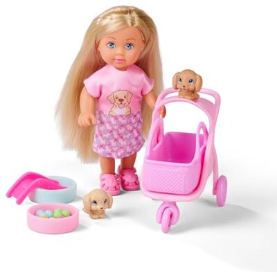 Simba Evi Love Playground – docka (12 cm) i lekplats-set med 3 djur och tillbehör, sött rollspel för barn från 3 år Simba Evi Love Playground – docka (12 cm) i lekplats-set med 3 djur och tillbehör, sött rollspel för barn från 3 år