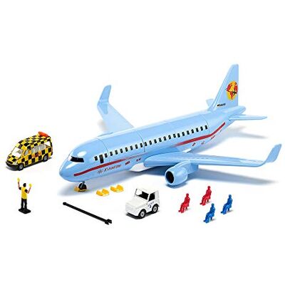 SIKU 5402, Flygplan Med Tillbehör, Plast, Ljusblå, Multifunktionell SIKU 5402, Flygplan Med Tillbehör, Plast, Ljusblå, Multifunktionell