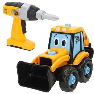 COLORBABY Teamsterz avtagbar grävmaskin, elektrisk skruvmejsel, mobil fram- och bakspade, pedagogisk leksak med stora delar, rekommenderas från 18 månader, batterier ingår (39507) COLORBABY Teamsterz avtagbar grävmaskin, elektrisk skruvmejsel, mobil fram- och bakspade, pedagogisk leksak med stora delar, rekommenderas från 18 månader, batterier ingår (39507)