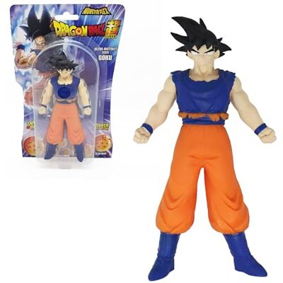 Bizak Monsterflex Dragon Ball Goku Ultra Instinc Sign-figur, supertöjbar och elastisk docka, 18 cm, 8 för samlare, vuxen fans, samlare och barn från 6 år (64390230-27) Bizak Monsterflex Dragon Ball Goku Ultra Instinc Sign-figur, supertöjbar och elastisk docka, 18 cm, 8 för samlare, vuxen fans, samlare och barn från 6 år (64390230-27)