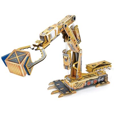 EXPLORA SCIENCES EXPLORA Hydraulisk robotarm att bygga 168 stycken 3D-modell 540222 DIY limfri eller sax byggsats gåvor nationell geografisk licens från 8 år EXPLORA SCIENCES EXPLORA Hydraulisk robotarm att bygga 168 stycken 3D-modell 540222 DIY limfri eller sax byggsats gåvor nationell geografisk licens från 8 år