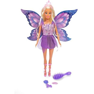 Simba Steffi Love Fantasy Fairy – docka (29 cm) som en magisk älva med rörliga vingar, kam och hårklämmor, magiskt rollspel för barn från 3 år Simba Steffi Love Fantasy Fairy – docka (29 cm) som en magisk älva med rörliga vingar, kam och hårklämmor, magiskt rollspel för barn från 3 år