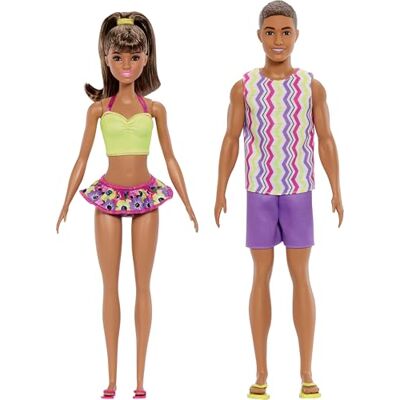Barbie Style-modedockset, i strandinspirerad stil med tillbehör, Ken-docka till hans 65-årsjubileum, JJP05 Barbie Style-modedockset, i strandinspirerad stil med tillbehör, Ken-docka till hans 65-årsjubileum, JJP05