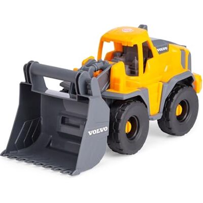 Dickie Toys 203724010 Volvo Tough Hjullastare Hjullastare från i Volvomodell med Frihjul, Rörlig Skopa och Öppningsbar Förarhytt, 26 cm, Från 3 år Dickie Toys 203724010 Volvo Tough Hjullastare Hjullastare från i Volvomodell med Frihjul, Rörlig Skopa och Öppningsbar Förarhytt, 26 cm, Från 3 år