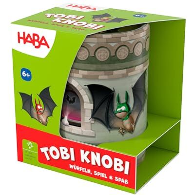 HABA Tobi Knobi – Mau mus tärningskopp från 6 år – Enkla regler för snabb lek – Perfekt för resor och hem – 2010890001 HABA Tobi Knobi – Mau mus tärningskopp från 6 år – Enkla regler för snabb lek – Perfekt för resor och hem – 2010890001