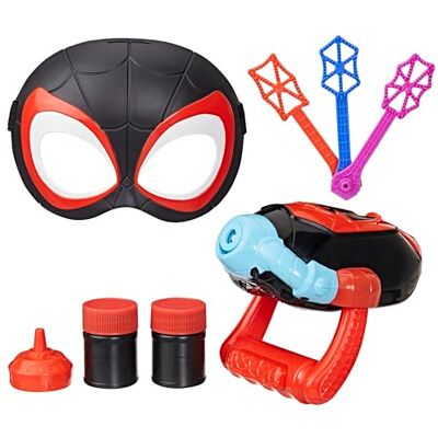 Hasbro Marvels Spidey och hans fantastiska vänner Water-Webs, Miles ”Spin” Morales-bubbelkastare rolleksset Hasbro Marvels Spidey och hans fantastiska vänner Water-Webs, Miles ”Spin” Morales-bubbelkastare rolleksset