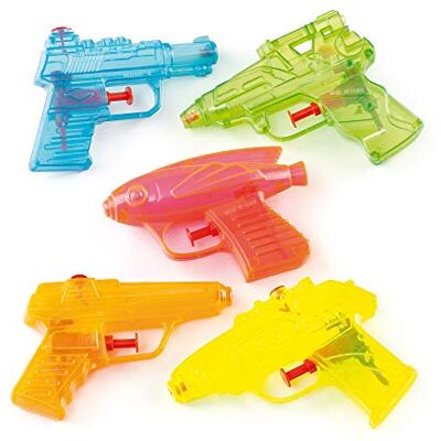 Baker Ross transparenta vattenpistoler (8 stycken), 7,5 – 11,5 cm Baker Ross transparenta vattenpistoler (8 stycken), 7,5 – 11,5 cm