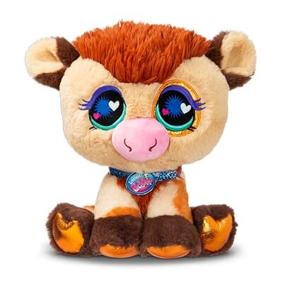 BANDAI Littlest Pet Shop plysch ko 25 cm Littlest Pet Shop LPS ko Deluxe Söta djur plysch stora ögon som lyser leksak för barn 3 år och uppåt BF00666 BANDAI Littlest Pet Shop plysch ko 25 cm Littlest Pet Shop LPS ko Deluxe Söta djur plysch stora ögon som lyser leksak för barn 3 år och uppåt BF00666