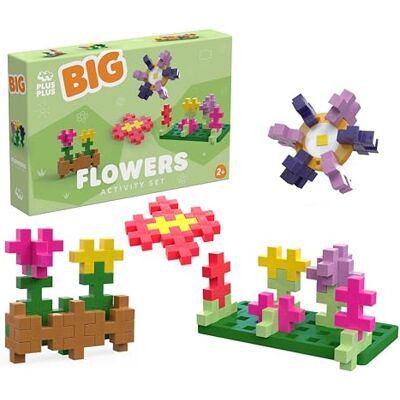Plus-Plus PLUS PLUS BIG BIG Aktivitetsset – Blommor Byggklossar, Bygga, Utvecklande leksaker för barn, STEM, STEAM, Producerat i Danmark Plus-Plus PLUS PLUS BIG BIG Aktivitetsset – Blommor Byggklossar, Bygga, Utvecklande leksaker för barn, STEM, STEAM, Producerat i Danmark