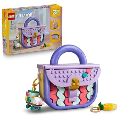 Lego Creator 3-i-1 Konstväska med förvaring – Byggleksak för barn – Modedesignset med 3 byggalternativ – Handväska, resväska eller förvaringslåda – Present för flickor och pojkar från 8 år – 31391 Lego Creator 3-i-1 Konstväska med förvaring – Byggleksak för barn – Modedesignset med 3 byggalternativ – Handväska, resväska eller förvaringslåda – Present för flickor och pojkar från 8 år – 31391