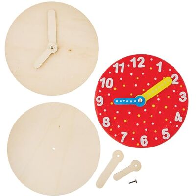 Baker Ross FN110 Träkit med tidsangivelser 10-pack, STEM, naturvetenskap, matematik och läromedel för barn och skolor Baker Ross FN110 Träkit med tidsangivelser 10-pack, STEM, naturvetenskap, matematik och läromedel för barn och skolor
