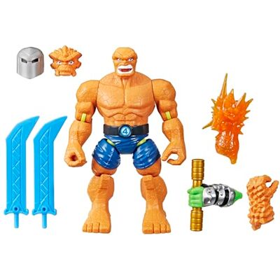 MARVEL THE AVENGERS MixMashers Marvel’s The Thing Custom Avengers Deluxe Mix-And-Match Deluxe, actionfigur och tillbehör, superhjälteleksaker på 12 cm för barn från 4 år MARVEL THE AVENGERS MixMashers Marvel’s The Thing Custom Avengers Deluxe Mix-And-Match Deluxe, actionfigur och tillbehör, superhjälteleksaker på 12 cm för barn från 4 år
