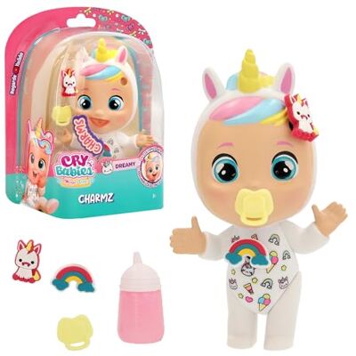 Cry Babies MAGIC TEARS CHARMZ överraskning mini samlardockor 8 bebis dockor med berlocker för barn från 3 år Cry Babies MAGIC TEARS CHARMZ överraskning mini samlardockor 8 bebis dockor med berlocker för barn från 3 år