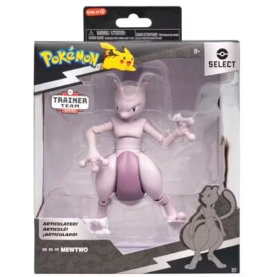 Pokémon PKW4962-15 cm välj figur – Mewtu, officiell rörlig figur Pokémon PKW4962-15 cm välj figur – Mewtu, officiell rörlig figur