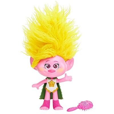 Mattel DreamWorks Trolls Band Together Rainbow HairTunes Viva-docka, docka och cape med lysande hår, musik och ljud HNF21 Mattel DreamWorks Trolls Band Together Rainbow HairTunes Viva-docka, docka och cape med lysande hår, musik och ljud HNF21