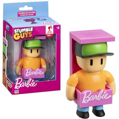 Bizak Stumble Guys X Barbie actionfigur 11,5 cm, förpackning med 1, Mr.Stumble Barbie exklusiv karaktär för samling, leksak för pojkar och flickor +8 år, (64110022) Bizak Stumble Guys X Barbie actionfigur 11,5 cm, förpackning med 1, Mr.Stumble Barbie exklusiv karaktär för samling, leksak för pojkar och flickor +8 år, (64110022)