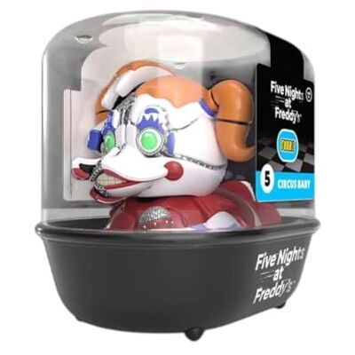 TUBBZ Förstautgåva: Five Nights At Freddy's Circus Baby Som Cosplayande Badanka i Vinyl TUBBZ Förstautgåva: Five Nights At Freddy's Circus Baby Som Cosplayande Badanka i Vinyl