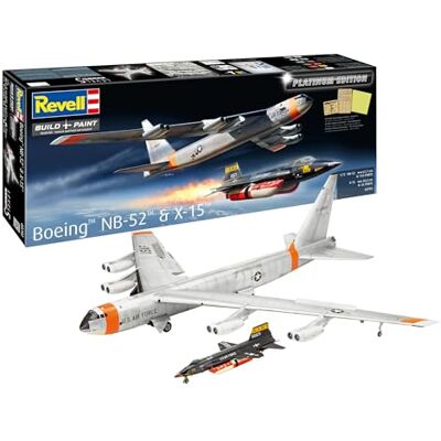 Revell 03793 B-52D Stratofortress Platinum Edition flygplan 1:72 skala obyggd/omålad plastmodellsats Revell 03793 B-52D Stratofortress Platinum Edition flygplan 1:72 skala obyggd/omålad plastmodellsats