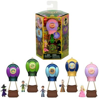 Mattel Universal Pictures Wicked Ozian Balloons Reveal-leksaksset med liten docka, luftballong och tillbehör (stilen kan variera), JFM15 Mattel Universal Pictures Wicked Ozian Balloons Reveal-leksaksset med liten docka, luftballong och tillbehör (stilen kan variera), JFM15