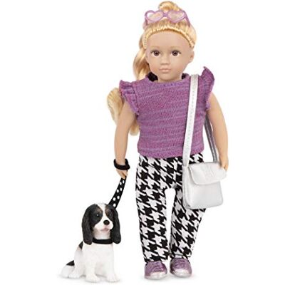 Lori LO31093Z 6" docka & CK Charles Spaniel hund Lori LO31093Z 6" docka & CK Charles Spaniel hund