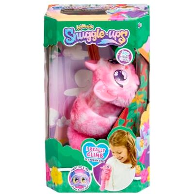 Animagic Snuggleups (rosa) – din nya vän som klättrar upp dina kläder för att krama! Magiskt interaktivt husdjur med över 30 ljud och låtar – present till barn i åldrarna 4+ Animagic Snuggleups (rosa) – din nya vän som klättrar upp dina kläder för att krama! Magiskt interaktivt husdjur med över 30 ljud och låtar – present till barn i åldrarna 4+